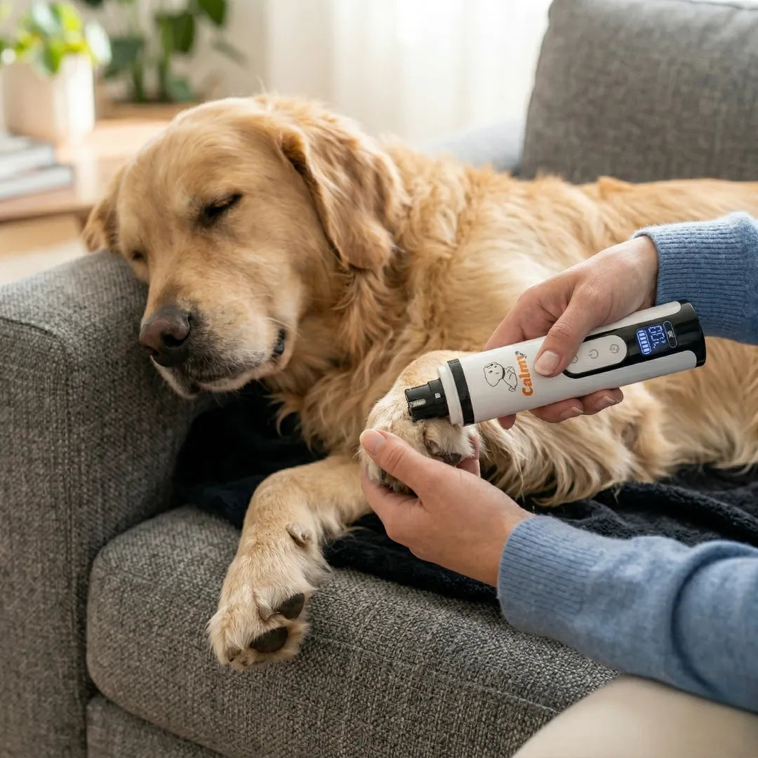 Calmy® : Il Lima Unghie per Animali Ultra Silenzioso e Sicuro